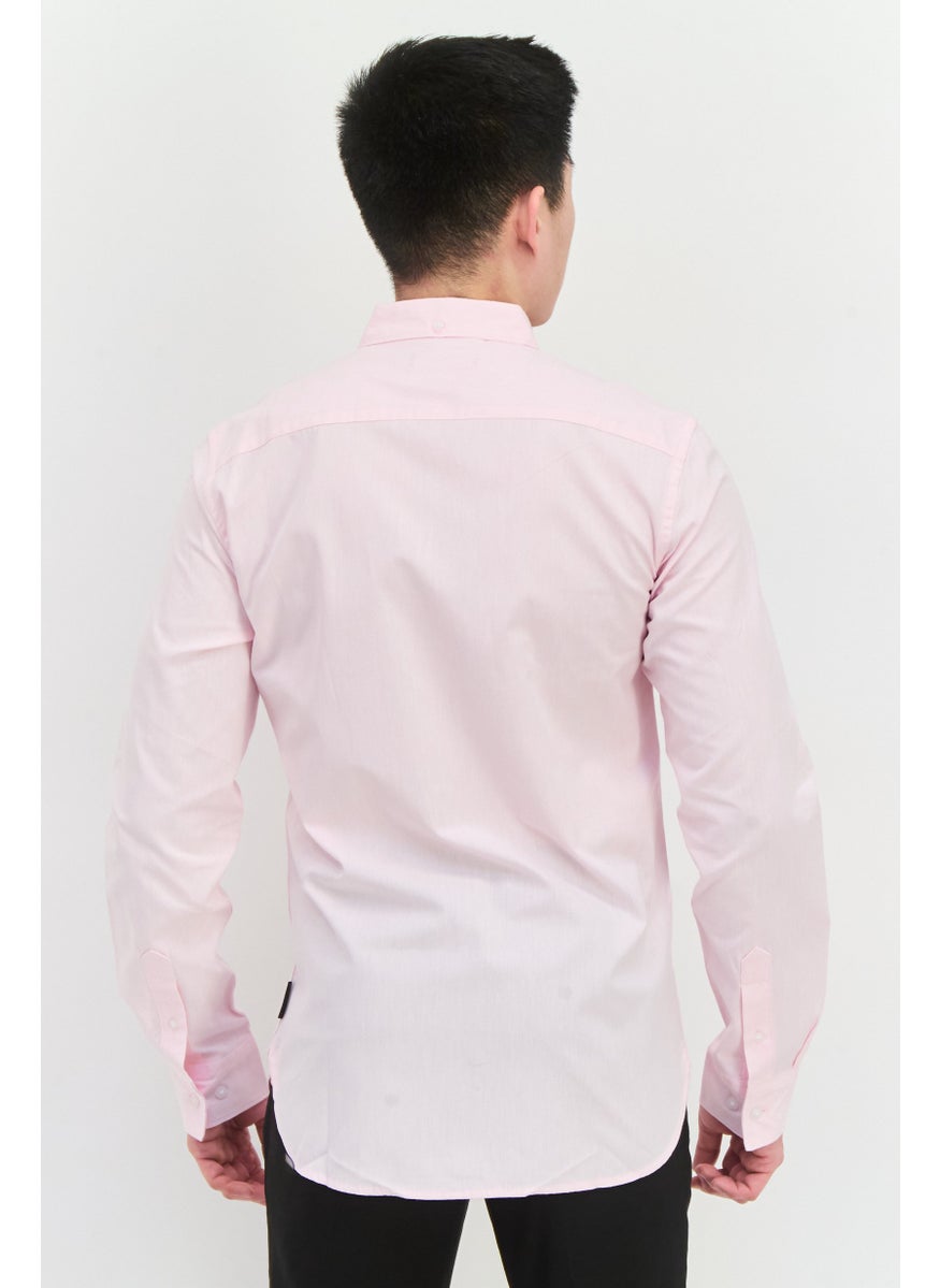 Men Regular Fit Solid Long Sleeves Casual Shirt, Light Pink - pzsku/ZFE0833FAC8D295B11EE6Z/45/_/1739542053/6bf14e1f-295b-4b1c-b1ee-46387c9b480a