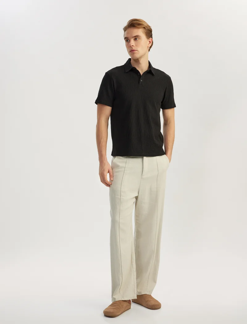 KOTON Polo Neck T-Shirt