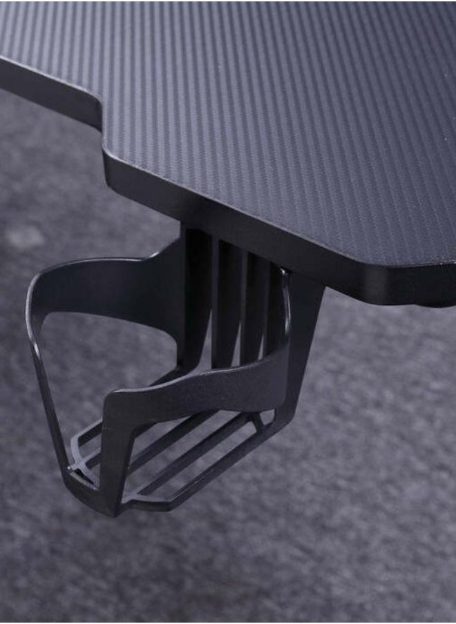 MAF furniture - MAF Z-161 Gaming Table – Carbon Fiber Surface, RGB LED Lights, and Sturdy Steel Frame - Image 1