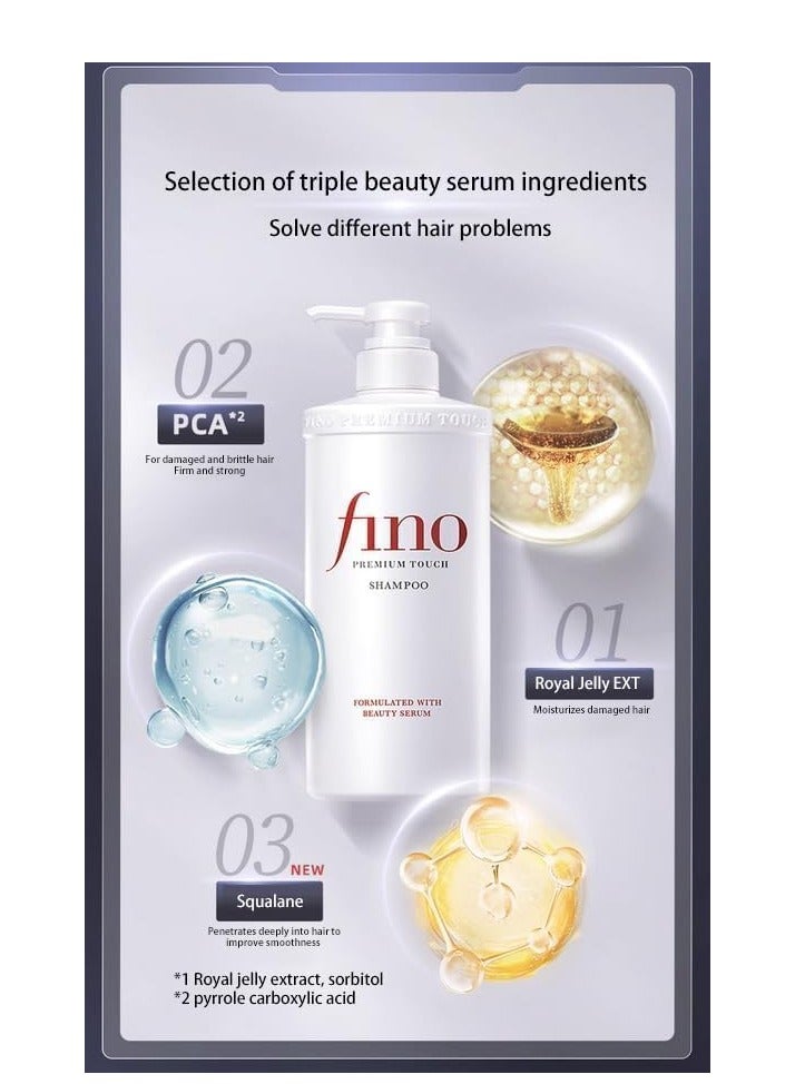 Fino Premium  Moist Shampoo and Conditoner 550ml,Pack of 2 - Image 3