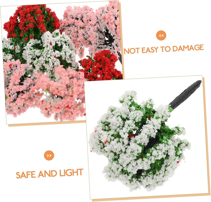 15pcs Miniature Landscape Model Trees for Train Scenery and Dollhouse Decoration Realistic Trees for Table Projects Plants for Crafting and Scene Layout - Image 3