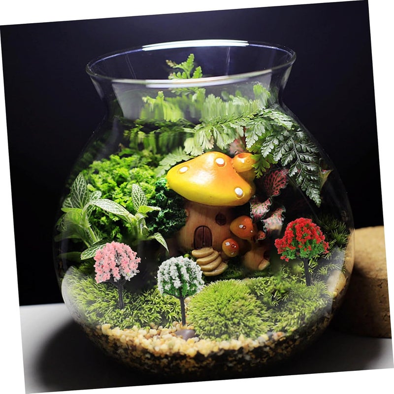 15pcs Miniature Landscape Model Trees for Train Scenery and Dollhouse Decoration Realistic Trees for Table Projects Plants for Crafting and Scene Layout - Image 5