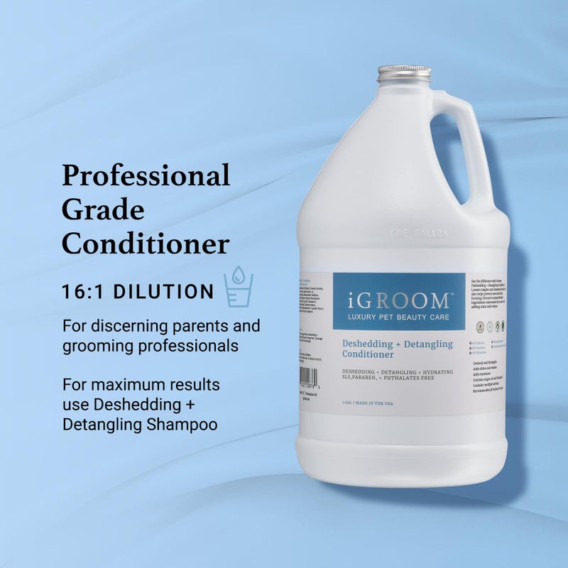 iGroom Deshedding & Detangling Dog Conditioner, Luxury Pet Beauty Care, Loosen Tangles + Unwanted Undercoat, Adds Shine + Volume, Made in USA (16 OZ) - Image 4