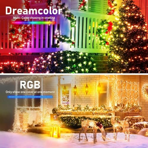 XERGY Smart RGB Fairy String Lights – App & IR Remote Control,High Brightness LED,Waterproof, Dimmable, Multicolor Lights for Diwali, Christmas & Parties Decoration (USB Powered, 5 Meter) - Image 4