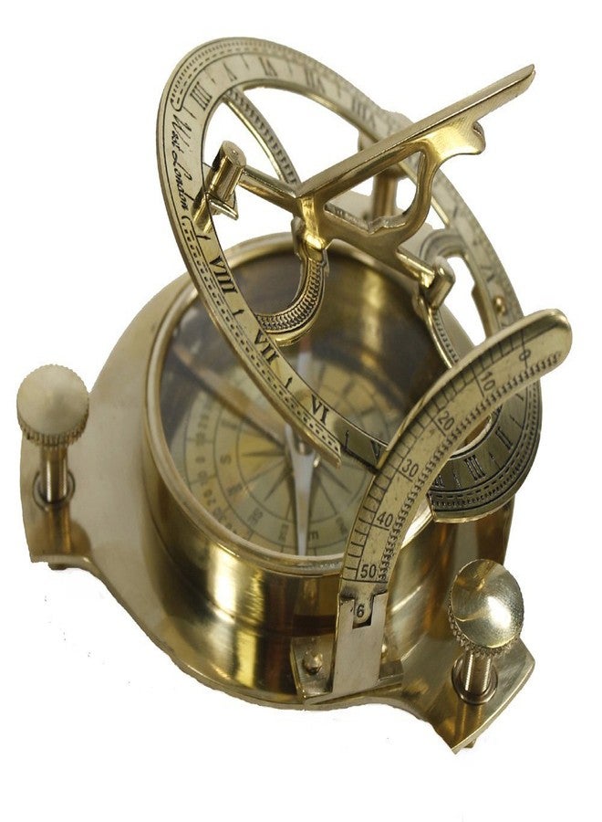 Zap Impex Sundial Compass-Brass Metal Compass Sundial (Size- 3 Inch) - Image 4