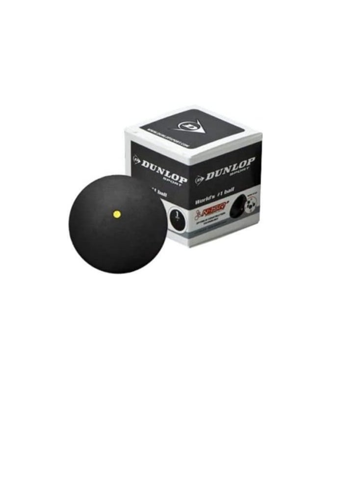DUNLOP Rev Comp XT Single Dot Squash Ball – Professional Level, Single Dot, High Durability  - Image 4