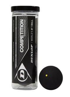 DUNLOP Rev Comp XT Single Dot Squash Ball – Professional Level, Single Dot, High Durability  - Image 5