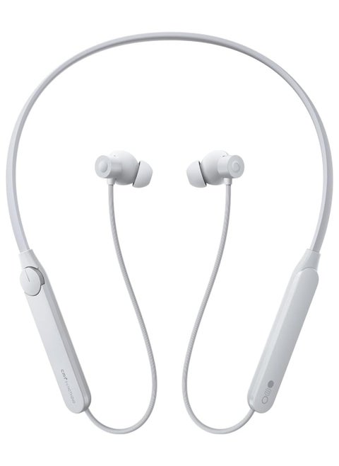 Neckband Pro, with Ultra Bass Technology, upto 50dB noise cancellation, upto 37 hours of playback time, Dual Connection supported, Light Grey Light Grey