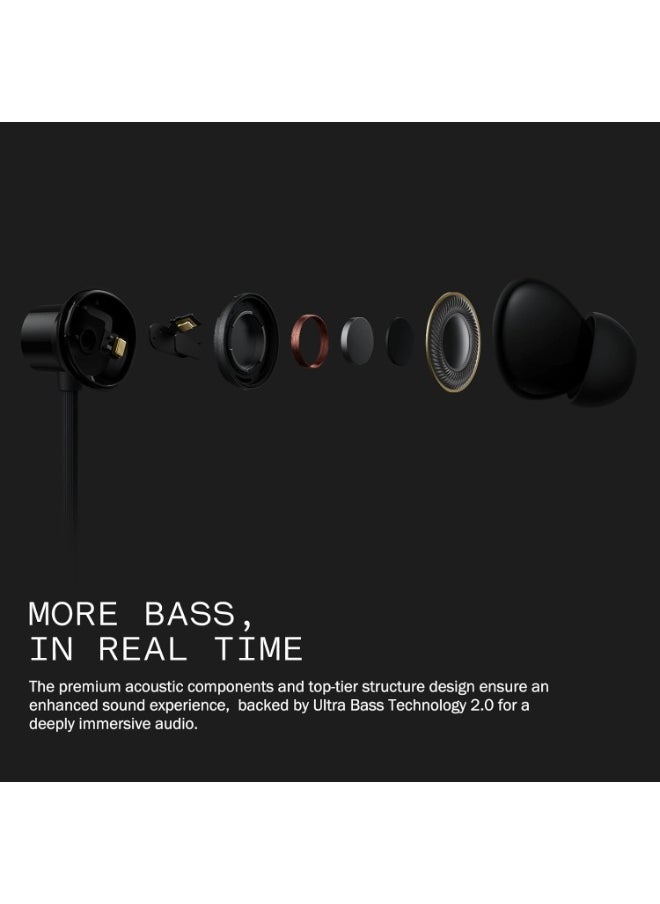 Neckband Pro, with Ultra Bass Technology, upto 50dB noise cancellation, upto 37 hours of playback time, Dual Connection supported, Light Grey Light Grey