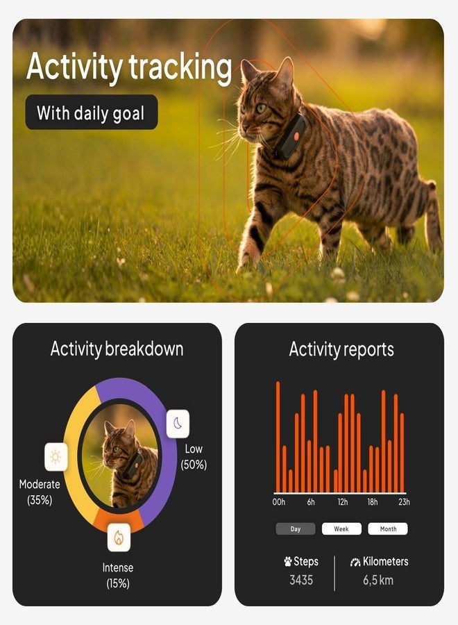 Weenect Cat XS - GPS Tracker for Cats | Real-time GPS Tracking | Smallest Model on the Market | Operates with a Subscription | Collar Included - Image 3