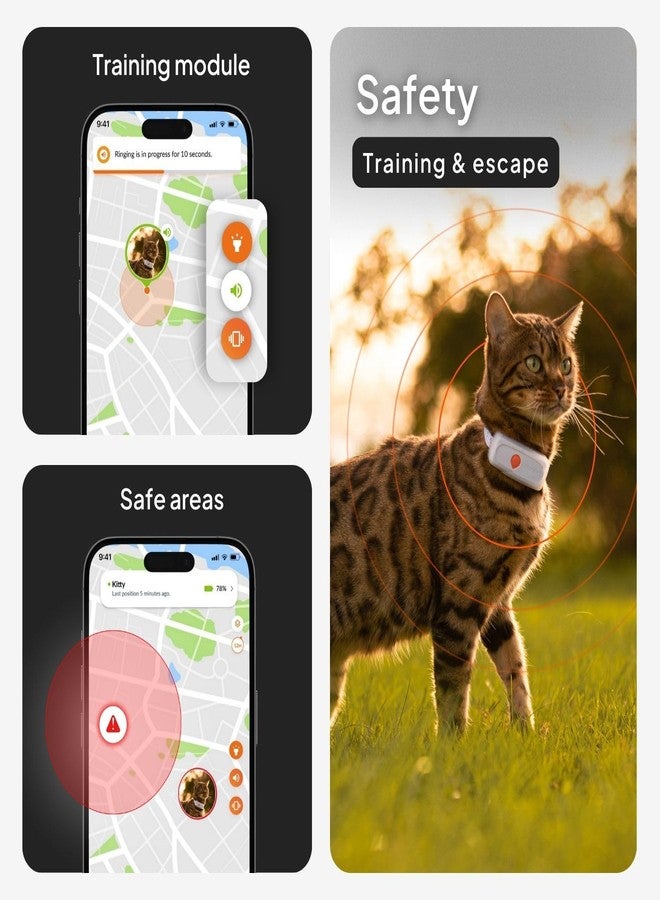 Weenect Cat XS - GPS Tracker for Cats | Real-time GPS Tracking | Smallest Model on the Market | Operates with a Subscription | Collar Included - Image 4