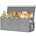 Beadsky Extra Large Toy Box Toys Chest for Toddlers with Lids Collapsible Toy Storage Organizer Kids Bin Boxes Storage Basket for Boys Girls Nursery Living Room Playroom 40x14x16 Gray - Image 3