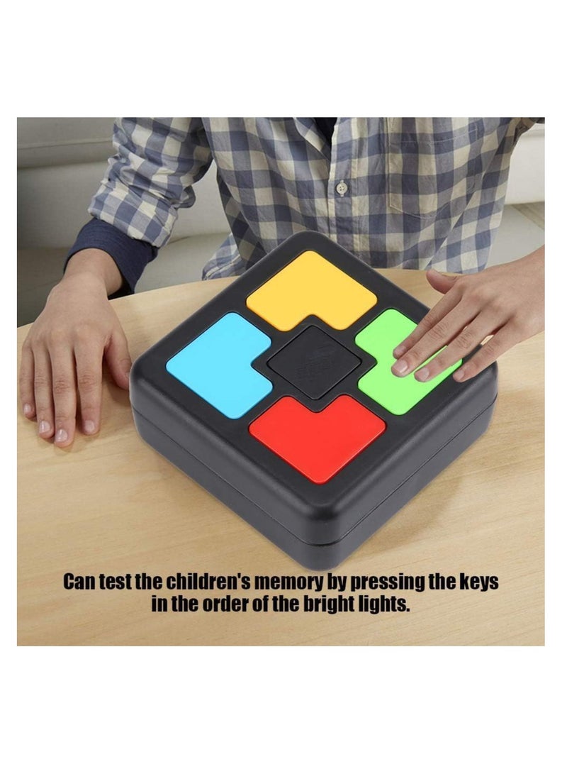 Memory Training Puzzle Toy, Game Kids Electronic Memory Game Plastic Interaction Intelligent Music Light Educational Brain Teaser Memory Game for Boys Girls Single Hand Kids Interaction Consoleearly - Image 2