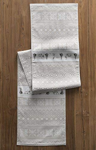 Maison d' Hermine Tablerunner 14.50""x108"" 100% Cotton Decorative Table Runners  Kitchen  Wedding  Restaurant & Camping  Cozy Christmas (Double Layer) - Thanksgiving/Christmas - Image 2