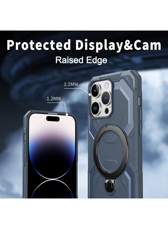 S-TOP Case For iPhone 13 Pro Max Frosted MagSafe Holder Phone Case - Image 4