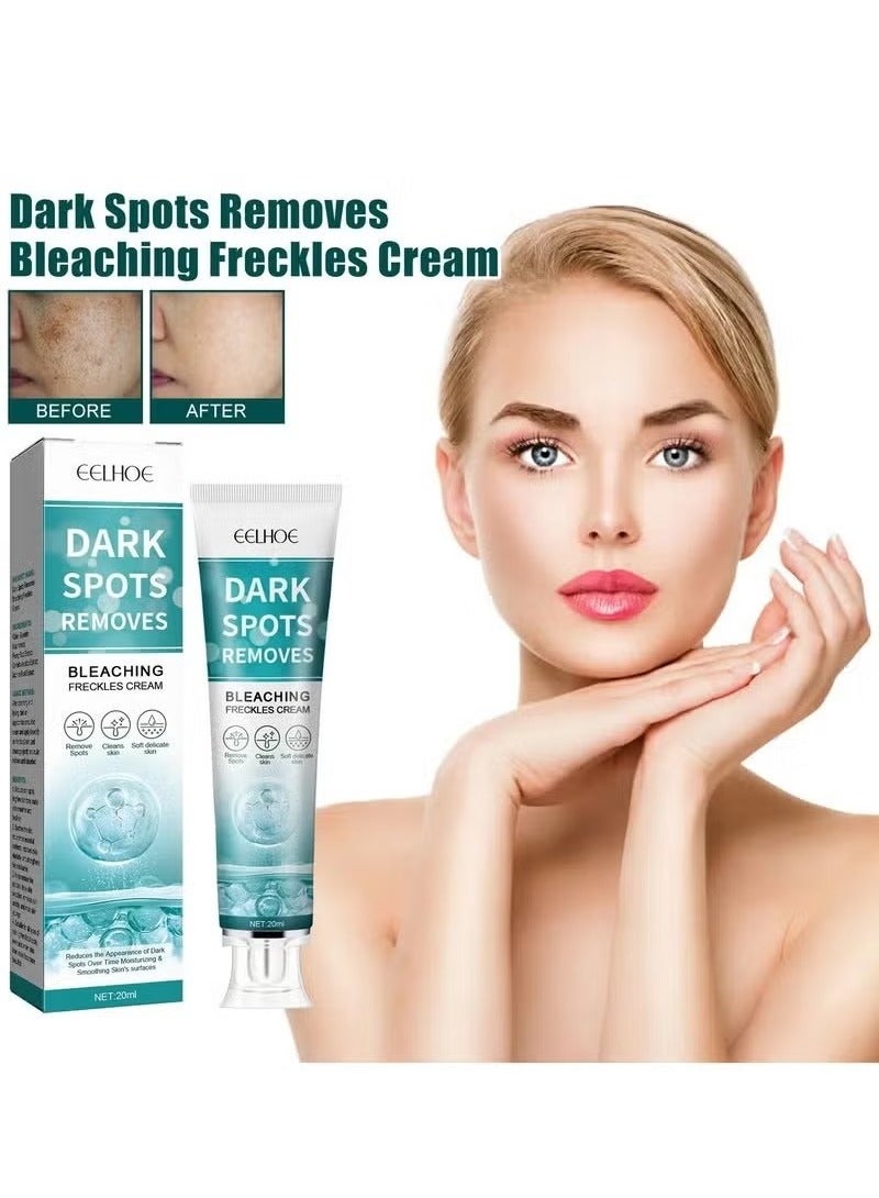 EELHOE Freckle Whitening Cream, Remove Dark Spots, Melanin Pigmentation, Anti Aging, Brighten Melasma Lotion, Improve Melasma