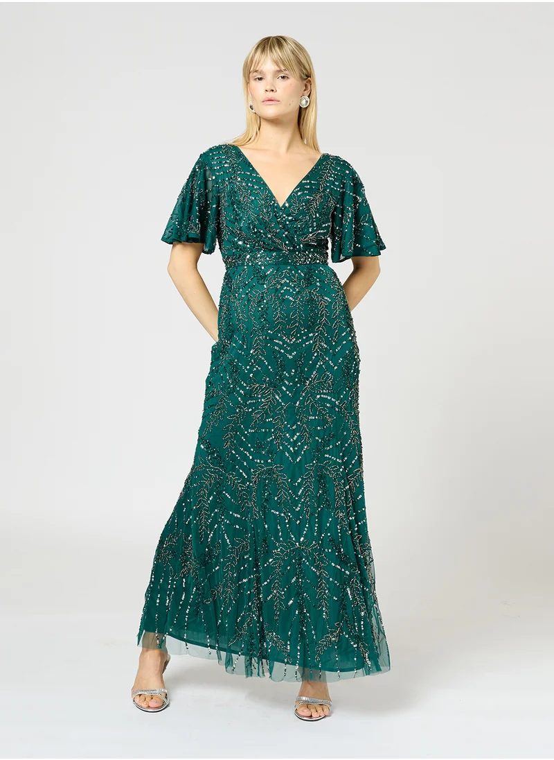 بيوت Ivey Embellished Sequin Maxi Dress