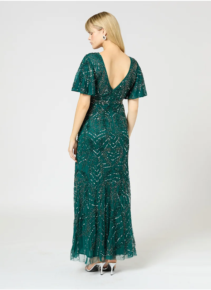 بيوت Ivey Embellished Sequin Maxi Dress