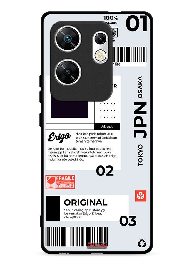 Tolwak Infinix Zero 30 4G Protective Case Cover Japan Sticker - Image 1