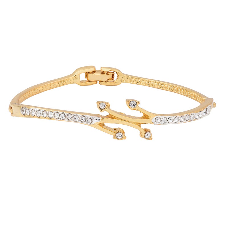 Estele Gold Plated Blossom Bud Bracelet - Image 2