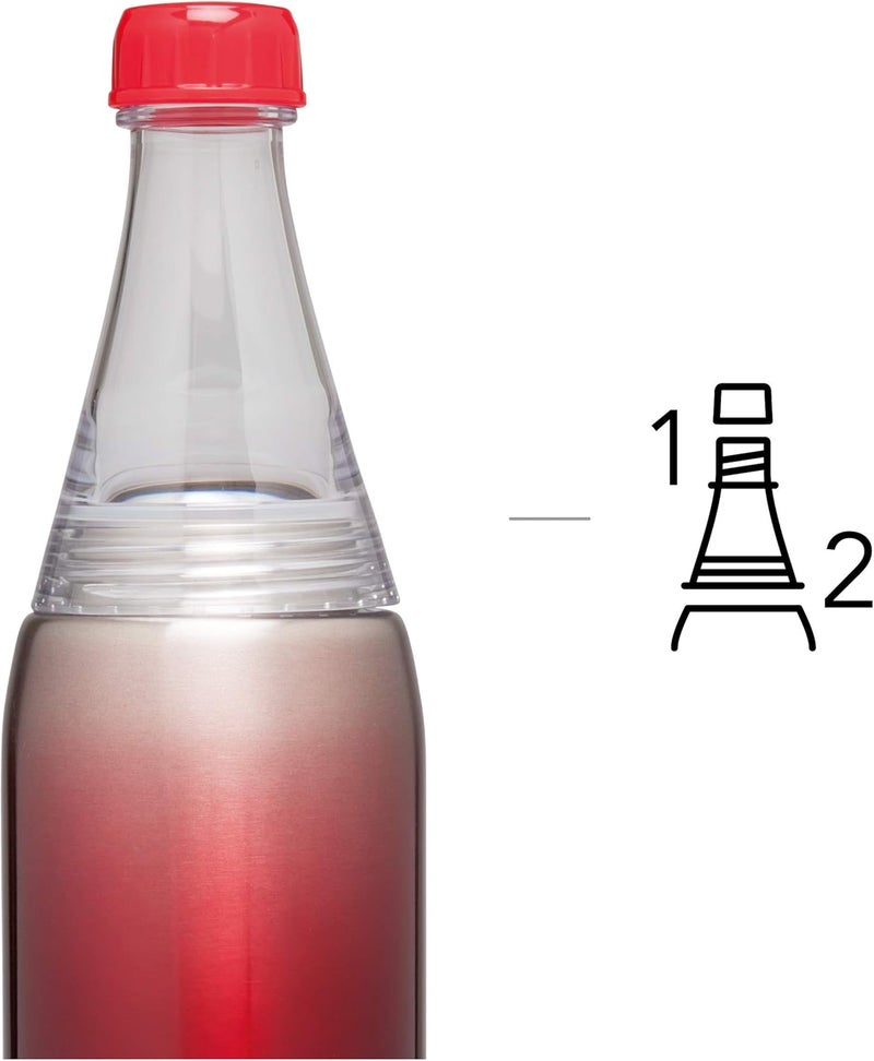 Aladdin Fresco Twist & Go Thermavac™ Stainless Steel Water Bottle 0.6L Red - Image 5