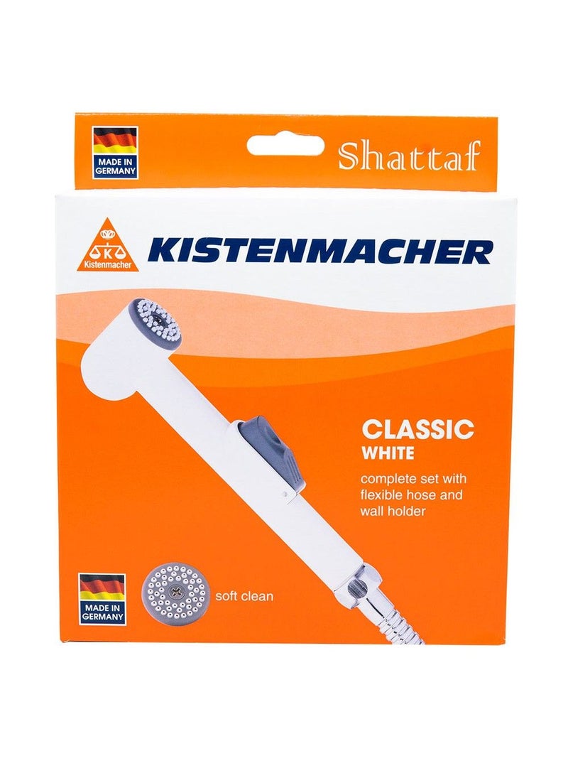 Kistenmacher Shattaf Antikalk White With Hose 100 cm - Image 1
