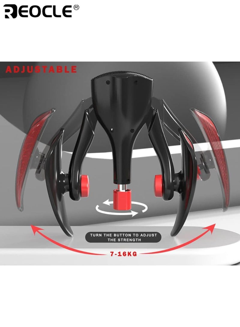 REOCLE Thigh Master Thigh Toner Adjustable Exerciser Hip Trainer for Women Men Inner Thigh Toner Leg Strengthening Muscle Training Device Compact Easy to Use Ideal for Fitness Enthusiasts Home Workouts - Image 4