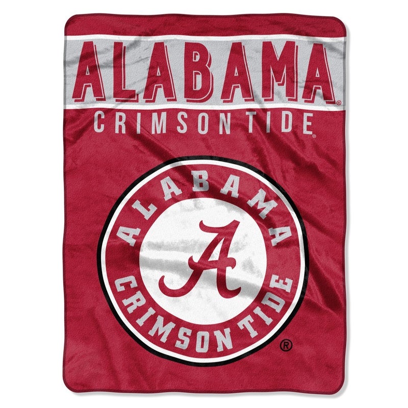 Northwest NCAA Alabama Crimson Tide Raschel Throw Blanket 60 x 80 Inches Soft and Cozy Blanket for Fans - Image 2