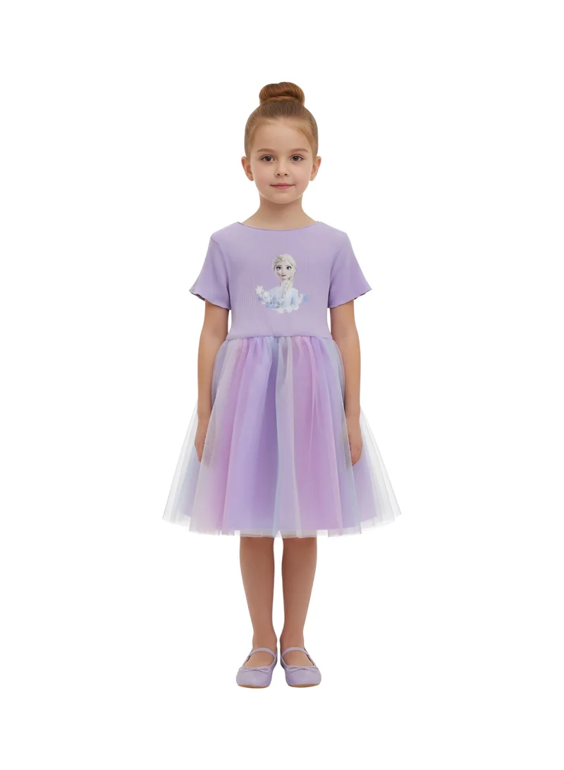 بيداني فستان إلسا وآنا فروست الأرجواني