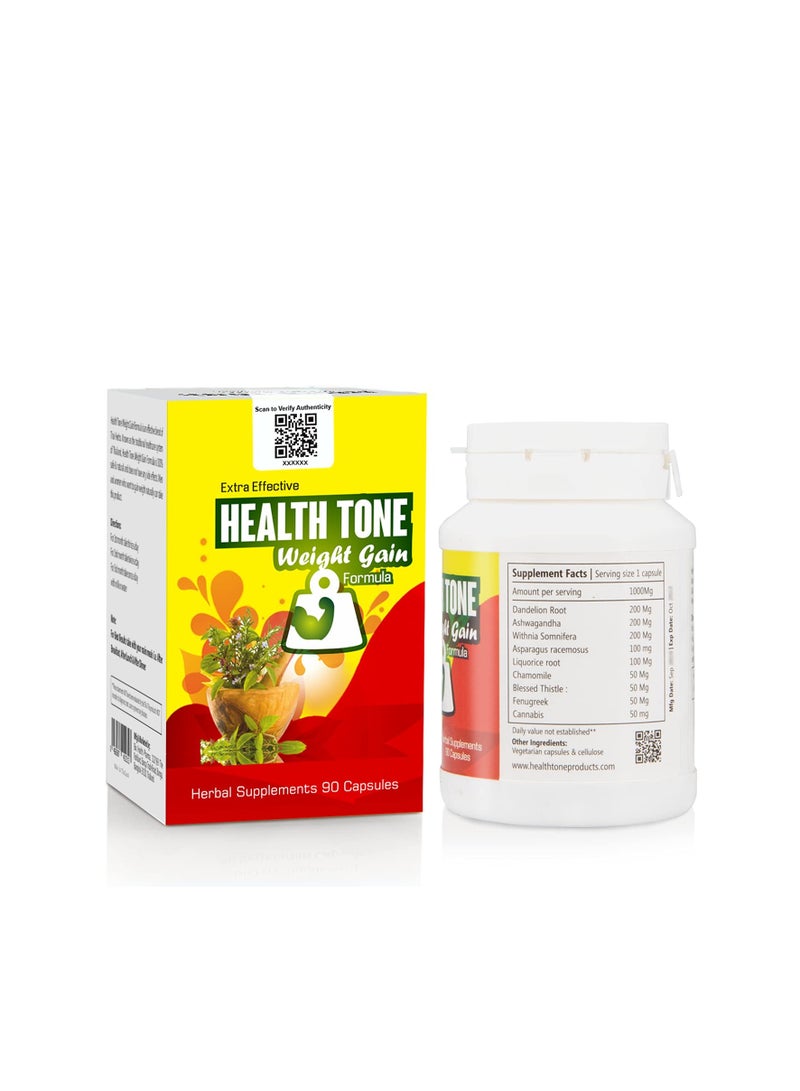 Health Tone Extra Effective Health Tone Weight Gain Pills – Safe and Visible Results - Image 3