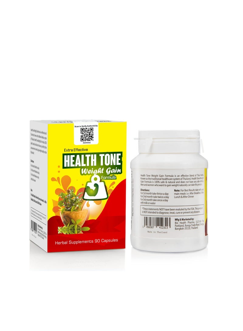 Health Tone Extra Effective Health Tone Weight Gain Pills – Safe and Visible Results - Image 2