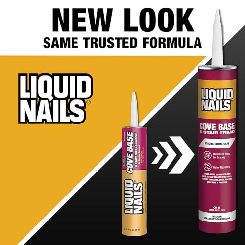 LIQUID NAILS CB-10 Cove Base and Stair Tread Adhesive (10-Ounce) - Image 2