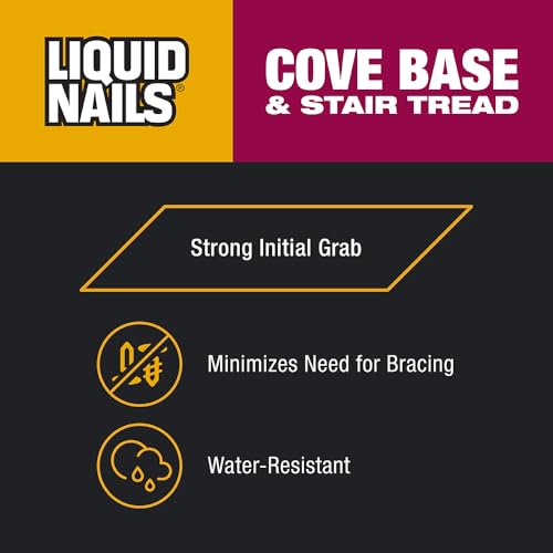 LIQUID NAILS CB-10 Cove Base and Stair Tread Adhesive (10-Ounce) - Image 3