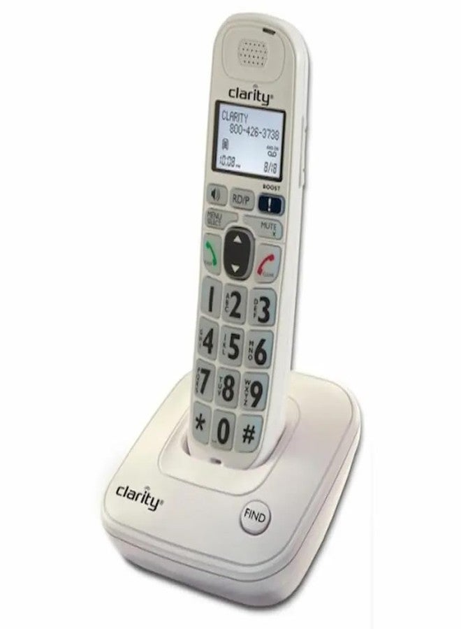 كلاريتي هاتف لاسلكي Clarity D704 بقوة 40 ديسيبل، مُكبّر للصوت، مُناسب لذوي الإعاقة البصرية، مزود بشاشة عرض رقم المتصل. - Image 1