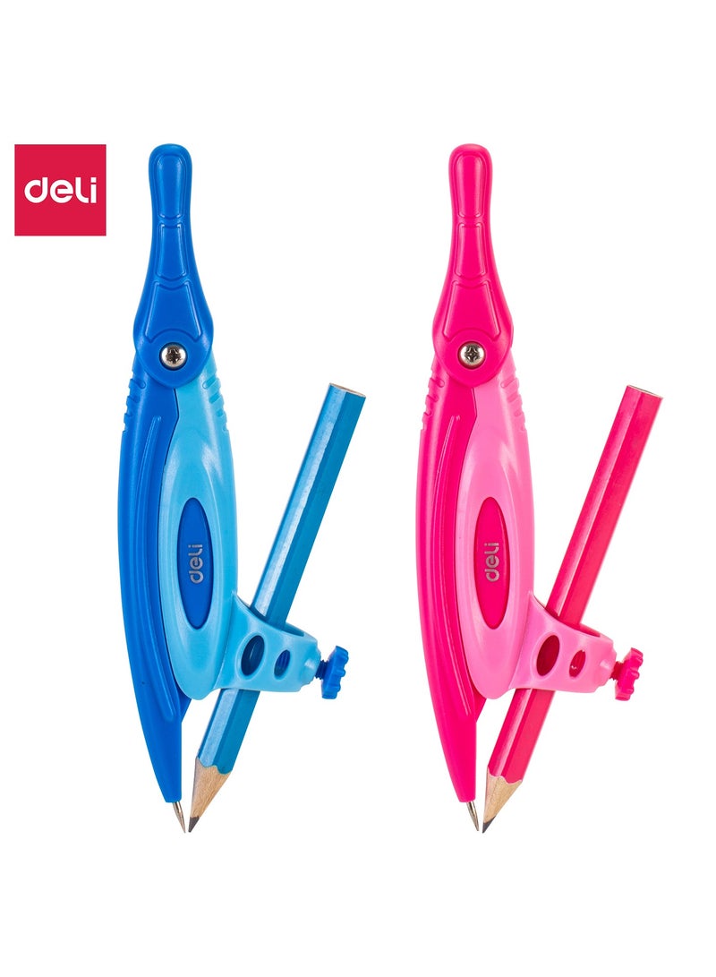 Deli EG20102 Compass 鈥?ideal for geometry drawing, precise drafting & classroom use - Image 1