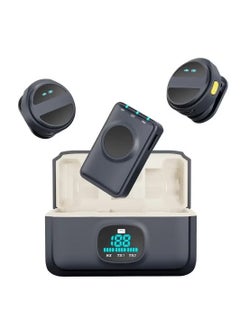 ELTRAZONE SX21-New 1 Drag 2 Wireless Lavalier Microphone – Dual 2.4GHz Mic System with Noise Reduction, Real-Time Sync, and Crystal-Clear Audio – Compact and Portable for Mobile Phones, Ideal for Vlogging, Interviews, Podcasts, and Live Streaming  - Image 1