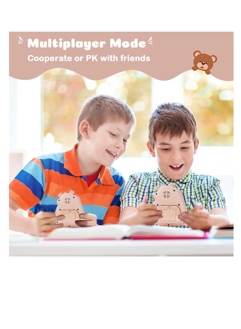 Excefore لعبة بوب المضيئة، لعبة فidgets حسية مع أنماط مضيئة، لعبة ضرب الثور، أوضاع ألعاب متعددة، لعبة لغز الفقاعات السريعة للأطفال، استرخاء للبالغين وتخفيف الضغط - Image 5