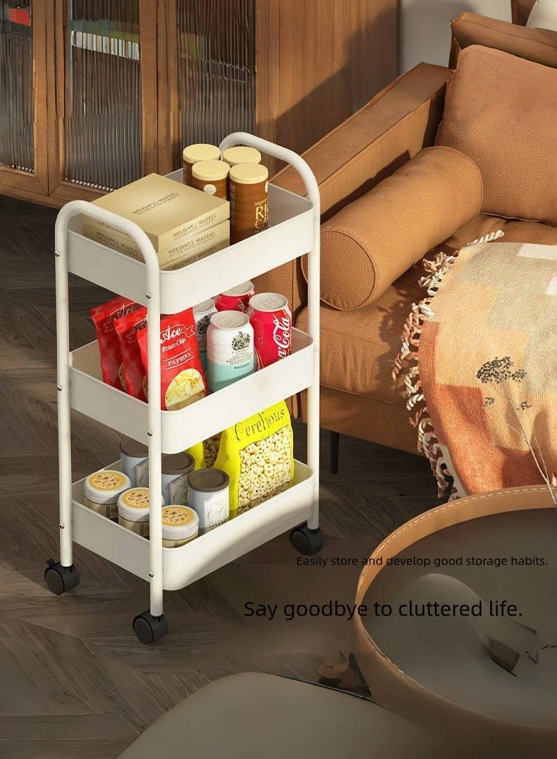 أنا أحب الأطفال 4 طبقة كل الفولاذ عربة,المتداول عربة,منظم الطفل لتخزين منتجات الطفل,رف التخزين المنزلي,تخزين المطبخ,رف الحمام,, - Image 5