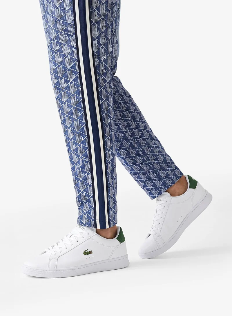 Lacoste WHT/DK GRN Carnaby Set Low Top Court Sneakers for Men | Best Price UAE