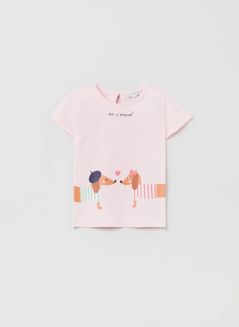 Ovs OVS Baby Girl Sausage Dog Print T-Shirt