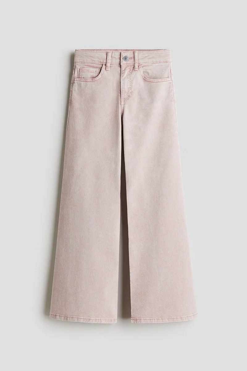 H&M Wide leg twill trousers