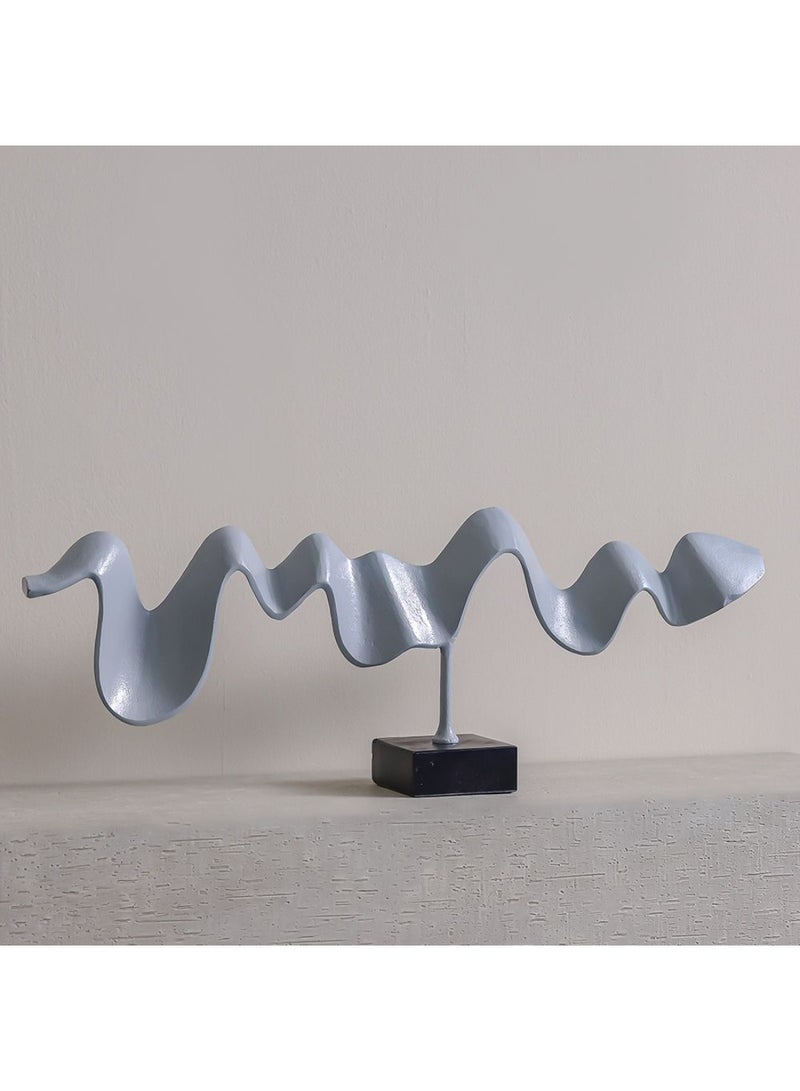 DANUBE HOME Stark Aluminium Leaf Sculpture – Modern Decorative Aluminium Art with Elegant Leaf Design, Perfect for Indoor Home Decor, Office Accent, Garden Decoration & Luxury Interiors - Image 2