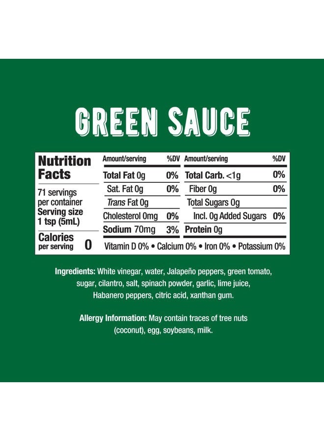 Melinda's Melinda'S Green Sauce - Mild Chile Green Spicy Gourmet Sauce Made With Fresh Ingredients, Tomatillos, Jalapeño, Spinach & Coriander - Kosher - 12 Oz, Pack of 2 - Image 4