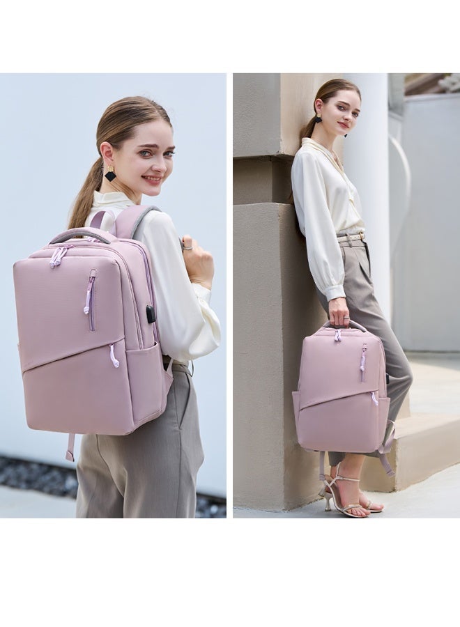 Majestic816 Women's Laptop Backpack with Modern and Lightweight Design - Water Resistant with USB Charging Port - Fits Laptops up to 15.6" - Image 4