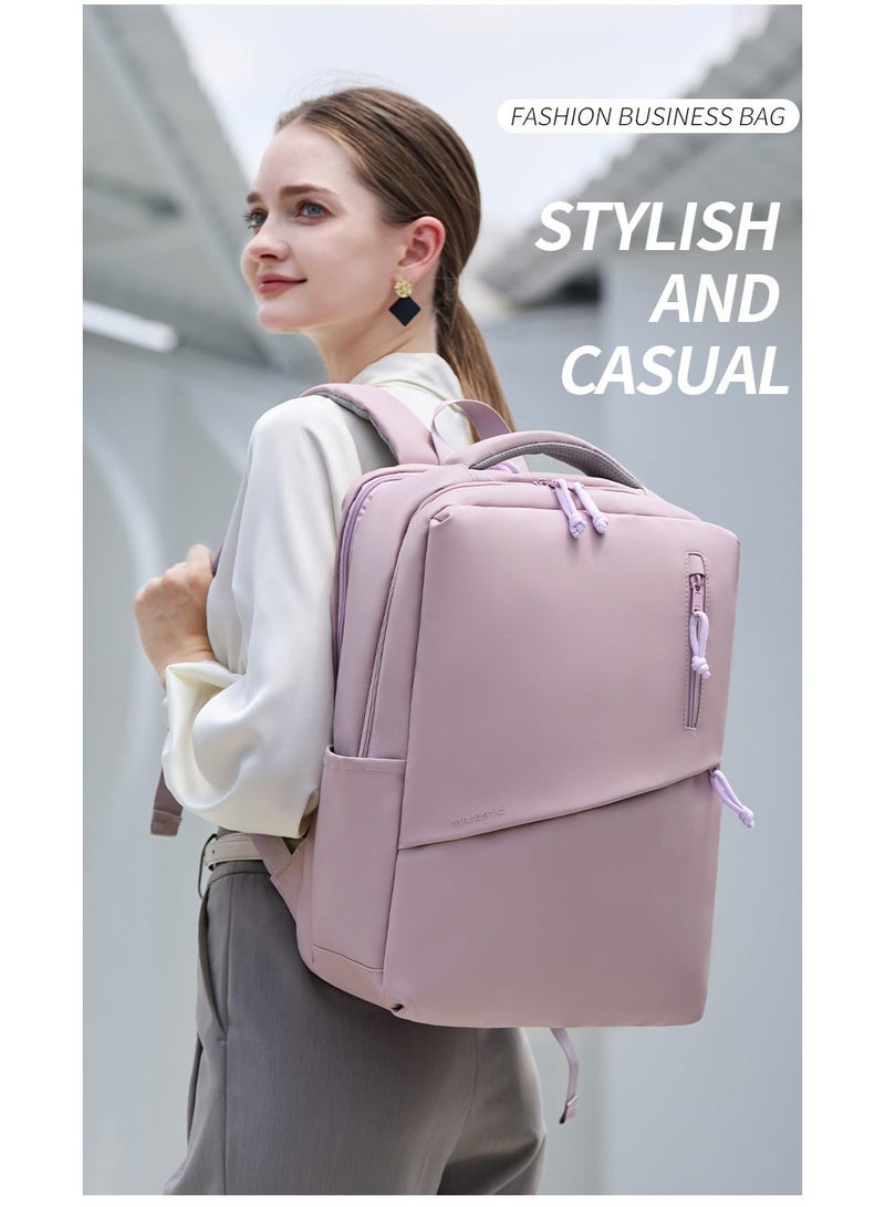 Majestic816 Women's Laptop Backpack with Modern and Lightweight Design - Water Resistant with USB Charging Port - Fits Laptops up to 15.6" - Image 3