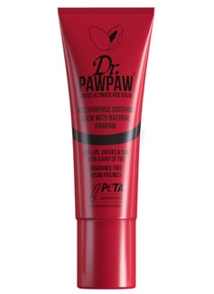 Dr.PAWPAW Dr. PawPaw Multipurpose Tinted - Lip Moisturizer with Buildable Color - Natural Tinted Lip Balm - Lip Balm for Sensitive Skin - Ultimate Red - 0.33 oz  - Image 1