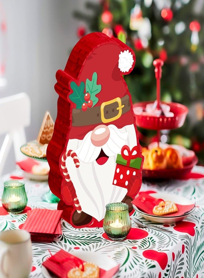 Ipalmay Christmas Pinata - Cute Red Xmas Elf Pinata with Blindfold and Bat for Christmas Boys Girls Birthday, Baby Shower, Cinco De Mayo Mexican Fiesta Events, Holiday Celebration Party Favors - Image 3