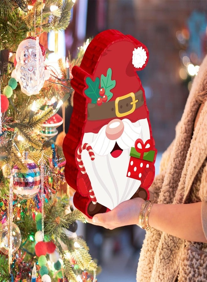 Ipalmay Christmas Pinata - Cute Red Xmas Elf Pinata with Blindfold and Bat for Christmas Boys Girls Birthday, Baby Shower, Cinco De Mayo Mexican Fiesta Events, Holiday Celebration Party Favors - Image 4