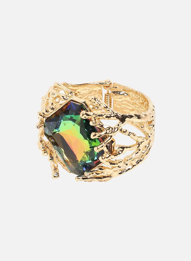 SOHI Crystal Capture Statement Artificial Bracelet Jewellery