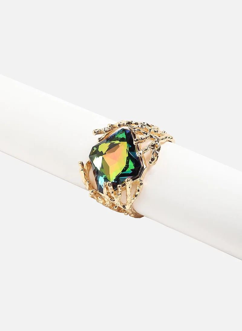 SOHI Crystal Capture Statement Artificial Bracelet Jewellery